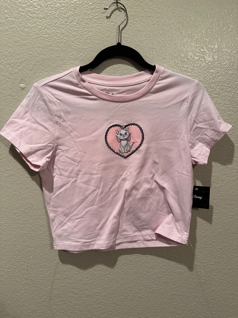 NWT Disney SET Marie Cat Aristocats Casual Pj Lounge Set Pink White L